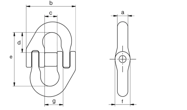 【Connect/Link】 Cartec Grade 100 Connecting Link-7/8